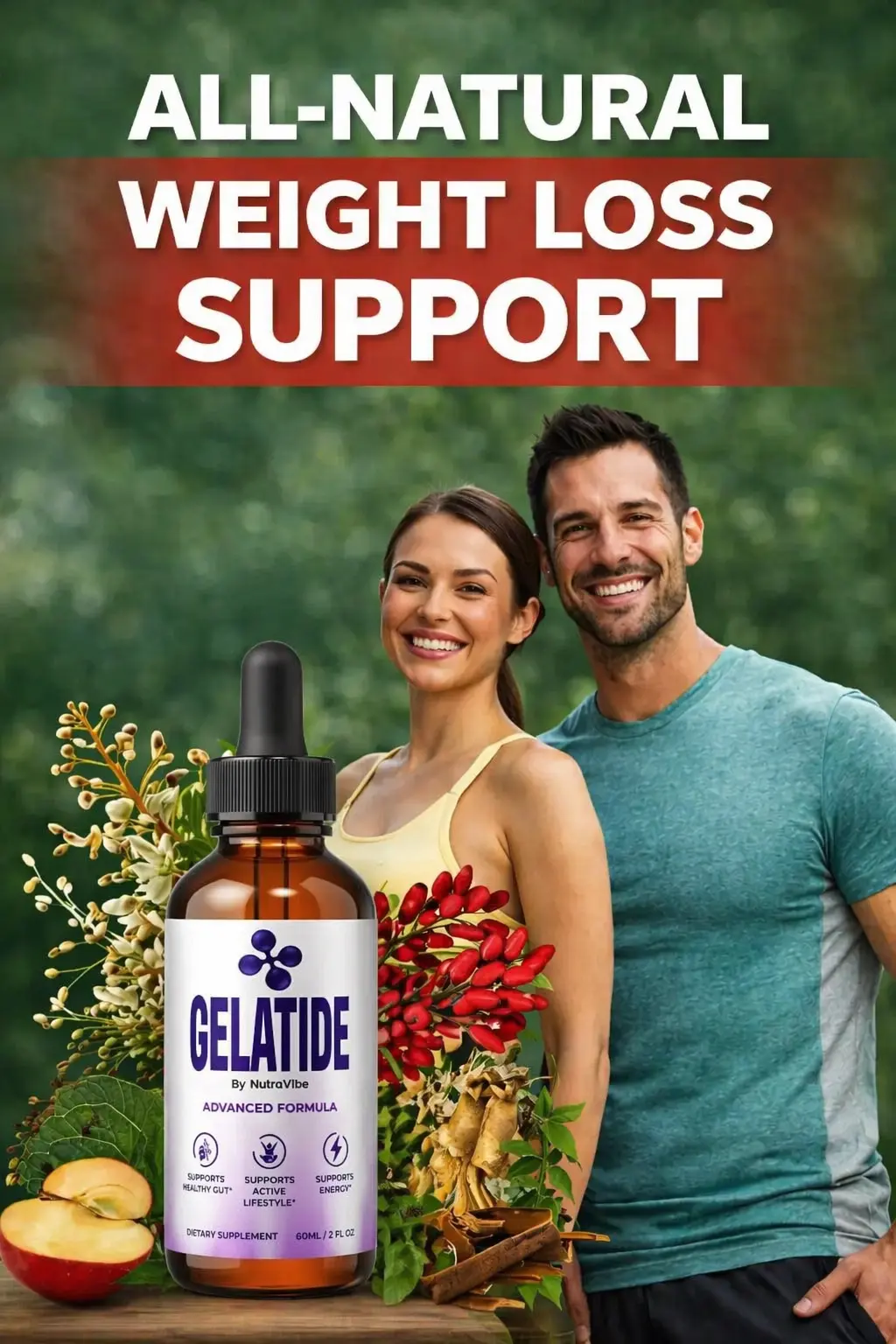 What is Gelatide natural metabolism and fat burn support supplement