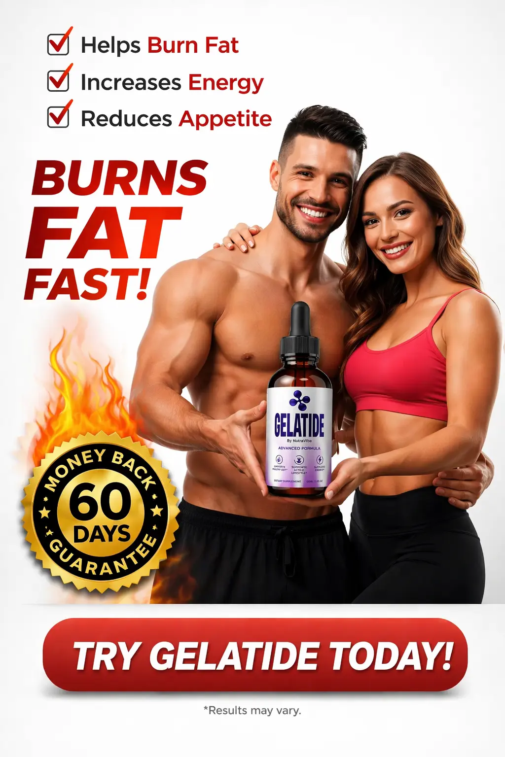 Gelatide natural ingredients green tea caffeine garcinia l-carnitine capsicum